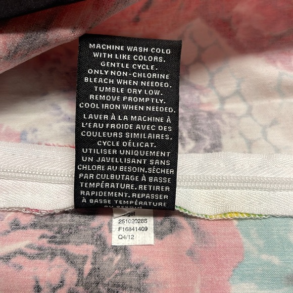 Prabal Gurung for Target: Floral Crush Peplum Short Sleeve Flower Print Top:NEW! - Picture 5 of 7